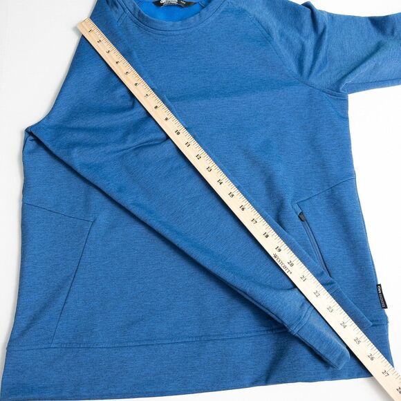 Outdoor Research Emersion Fleece Crew Neck‎ Sweatshirt Womens Medium Blue 279969 - Picture 5 of 15